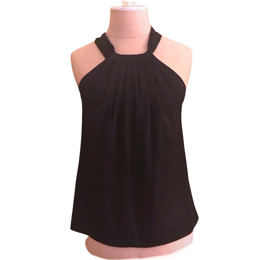 [Ann Taylor] Dark Purple (Almost Black) Blouse